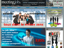 Tablet Screenshot of meetingjob.fr
